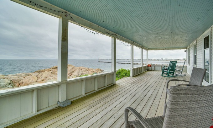 Brant Rock Cottage | Historic Cottage w/ Beautiful Oceanfront View