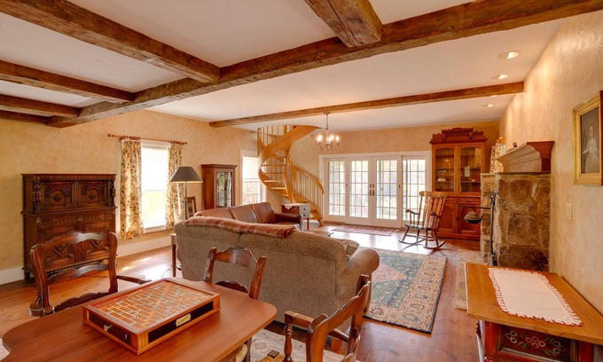 Canaan Maison | Historic New Lebanon Hideaway on 33 Private Acres!