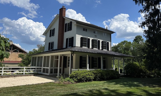 Blue Bell Autre | Historic, Streamside Farmhouse with Modern Kitchen