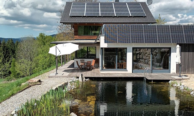 Sankt Leonhard bei Freistadt Maison | Maison de vacances 'Am Teich' avec vue sur les montagnes, terrasse privée et Wi-Fi
