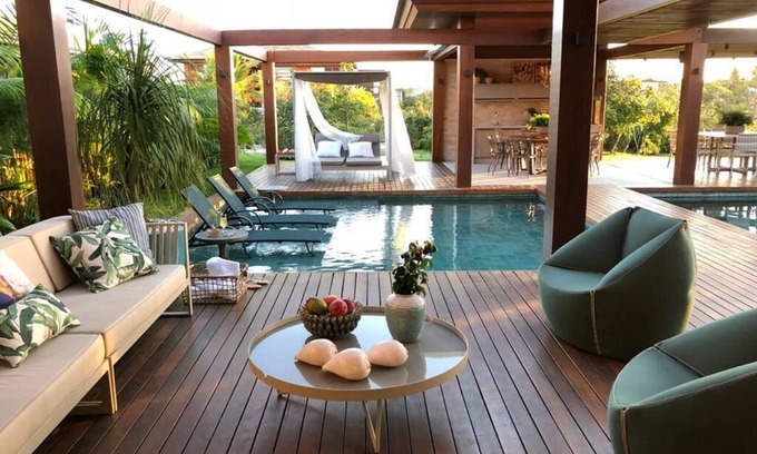 Praia do Forte Maison | Casa Praia do Forte, Haut Luxe, 5 Suites, Décoré, Cond. Bord de mer, dépendance