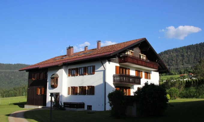 Steibis Maison | Vista de Hochgrat en Steibis, Haus Akelei