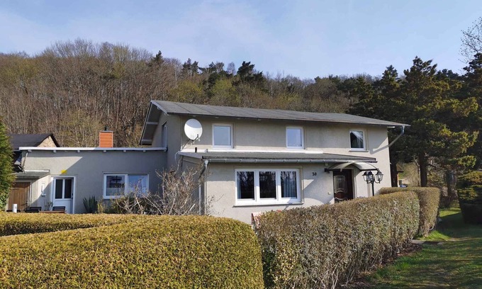 Lietzow Appartement | Appartement de vacances avec vue sur le petit Bodden de Jasmund et meubles de jardin