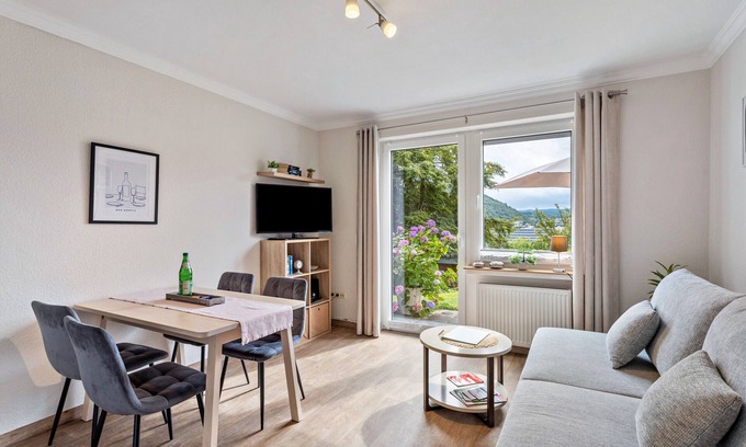 Ortsmitte Appartement | Appartement "Fewo 3" avec terrasse privée, jardin partagé et Wi-Fi