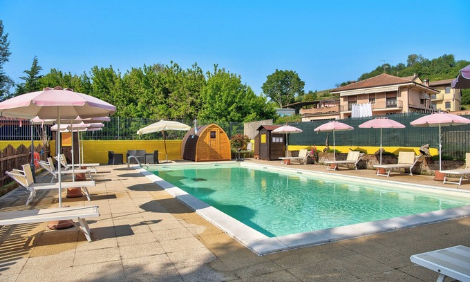 San Matteo Appartement | Magnifique "Appartement Jasmin", dans le Piémont, avec piscine commune, jardin et sauna