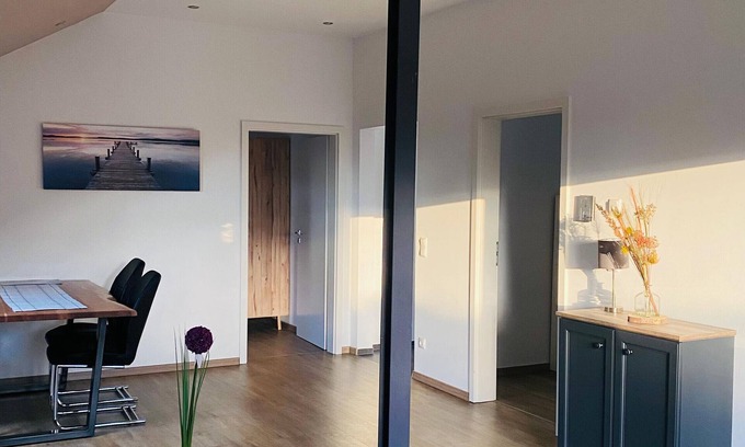 Schluechtern Appartement | Appartement de vacances "Blick Bergwinkel" avec jardin privé