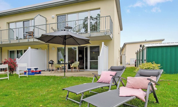 Gelbensande Appartement | Appartement "Lieblingsinsel" avec terrasse privée, jardin privé et Wi-Fi