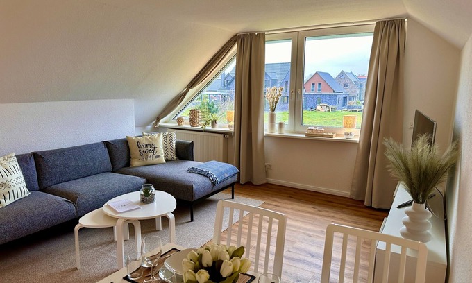 Petkum Appartement | Location-Deichblick-Salle de bain privée séparée