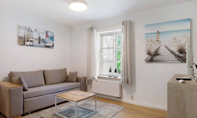 Oldenswort Appartement | Appartement "Fewo 5" avec terrasse privée, jardin partagé et Wi-Fi