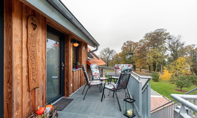 Alt Zeschdorf Appartement | Appartement 'Hühnernest' avec terrasse partagée, jardin partagé et Wi-Fi