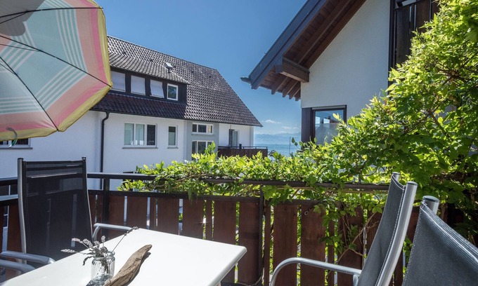 Langenargen Appartement | Appartement de vacances au "Gästehaus Heinemann" directement au bord du lac de Constance
