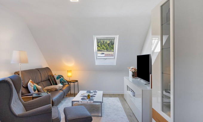 Plaue Appartement | Appartement "Kleinbreitenbach 2" avec vue sur les montagnes et Wi-Fi