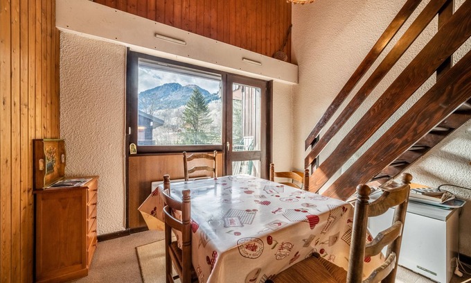 Abondance Appartement | Appartement "Majestic Richebourg" avec vue sur montagne et balcon