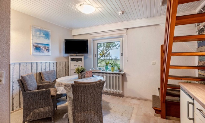 Nordstrand Appartement | Appartement 'Möwenkiek' avec jardin partagé