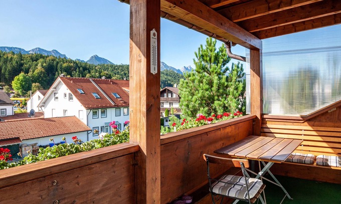 Fuessen Appartement | Appartement de vacances "Paulas Koenigscard" avec vue sur montagne, balcon et Wi-Fi