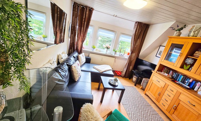 Berlar Appartement | Appartement 'Waldblick' avec terrasse partagée, jardin partagé et Wi-Fi