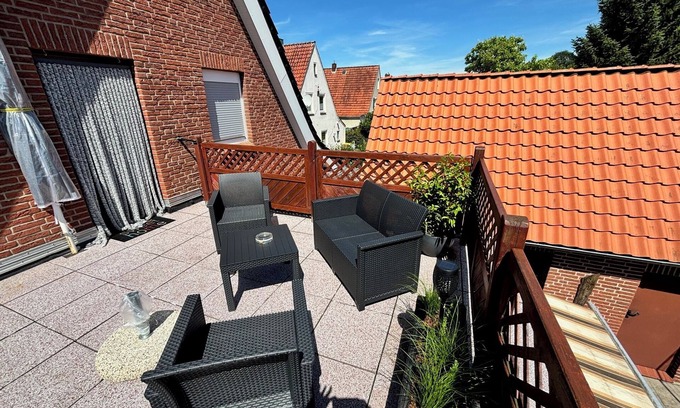 Bremervoerde Appartement | Holiday Appartment "Anne" with Balcony and Wi-Fi