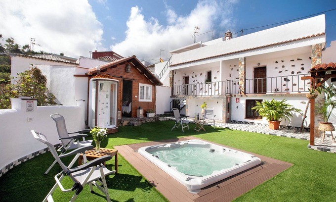 San Juan de la Rambla Maison | Maison de vacances Los diablitos 2B avec vue sur les montagnes, balcon et Wi-Fi.