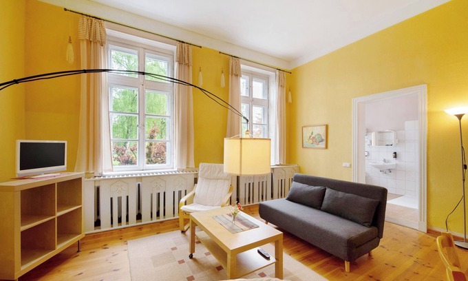 Krakow am See Appartement | Appartement 1 - sans barrières' avec jardin commun