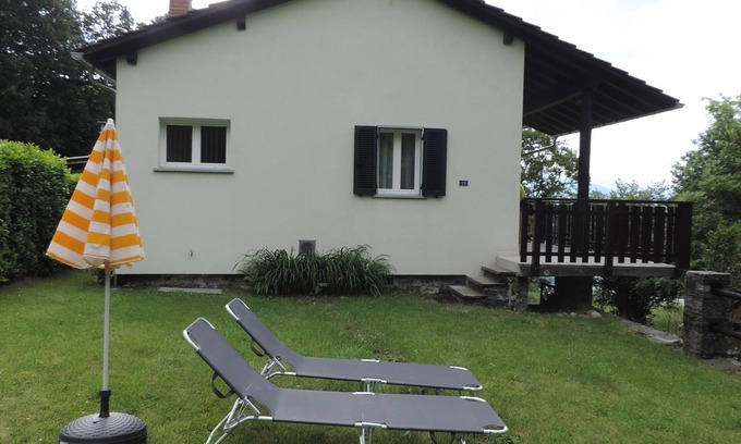 Brione sopra Minusio Maison | Maison avec grand jardin, Vallée Resa, Locarno