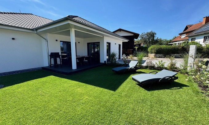 Uehlingen-Birkendorf Maison | Maison de vacances 'Ferienhaus Lencer' avec terrasse privée, jardin privé et Wi-Fi