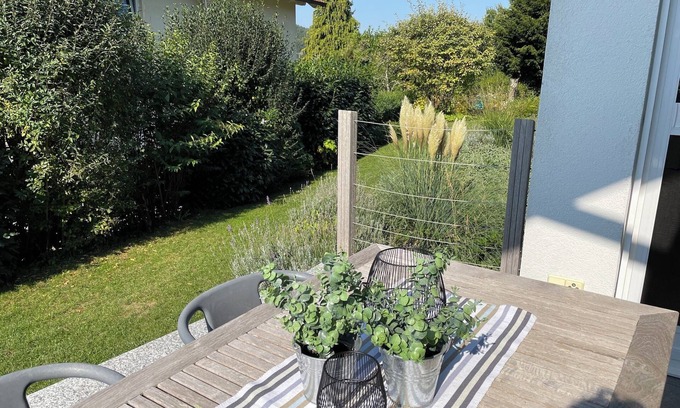 Ludwigshafen Maison | Maison de vacances 'Sonnenhaus' avec vue sur lac, terrasse privée et Wi-Fi