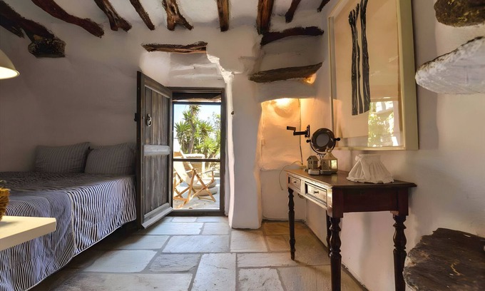 Agios Ioannis Maison | Maison de vacances 'Stone House By Anemos' avec terrasse et jardin privés