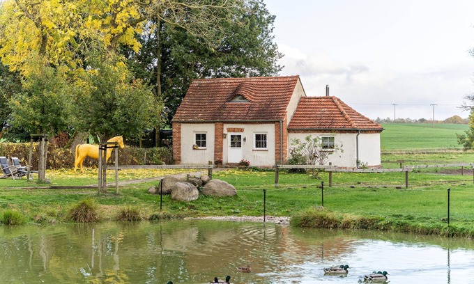 Groß Wokern Maison | Maison de vacances "Backhaus" avec jardin privé