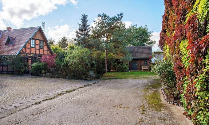 Verchen Maison | Maison de vacances 'Blockbohlen-Haus Auf Hof Verchen' avec terrasse privée, jardin privé et Wi-Fi