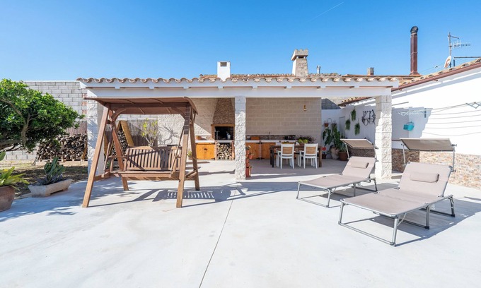 Deltebre Maison | Maison de vacances 'Ca L'Agulla' avec piscine privée, Wi-Fi et climatisation