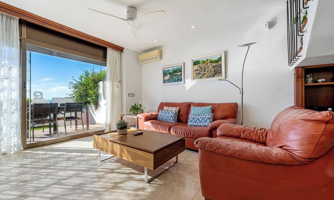 Altafulla Maison | Maison de vacances 'Ca La Montse' avec vue sur la mer, terrasse privée et Wi-Fi