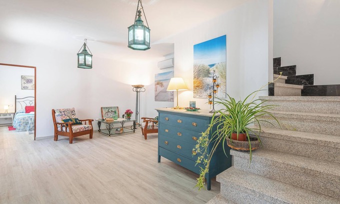 S'alqueria Blanca Maison | Maison de vacances 'Ca Sa Tia Lluisa' avec vue sur la mer, Wi-Fi et climatisation