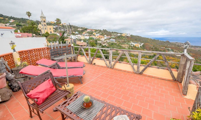 La Guancha Maison | Maison de vacances "Carmela" avec vue imprenable sur l'océan, terrasse et Wi-Fi