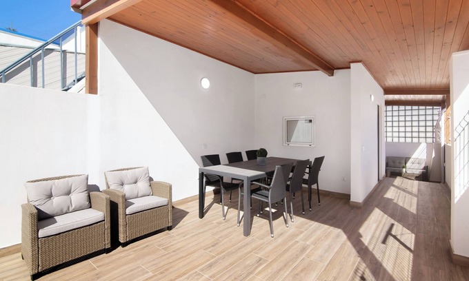 Fuseta Maison | Maison de vacances 'Casa Anzol' avec terrasse privée, Wi-Fi et climatisation