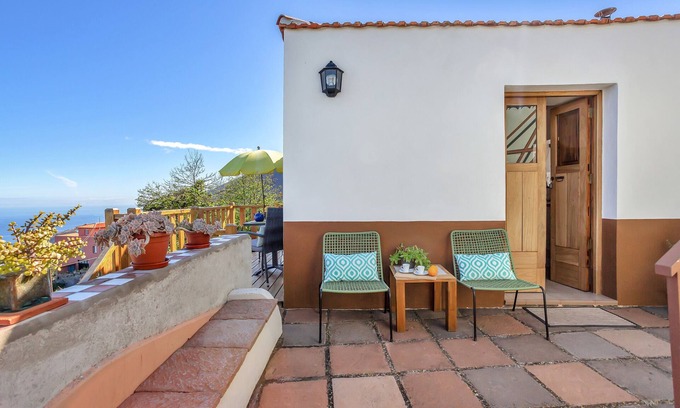 La Orotava Maison | Maison de vacances Casa de Teja avec vue sur la mer, vue sur la montagne, Wi-Fi, terrasse et jardin