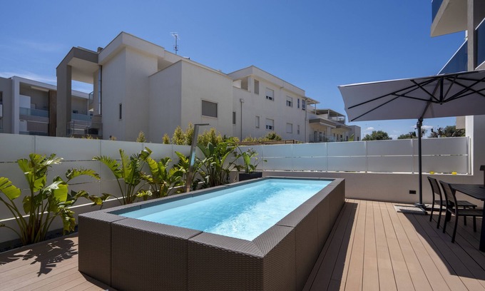 Monopoli Maison | Maison de vacances 'Casa Exuma with Private Pool' avec piscine privée, Wi-Fi et climatisation