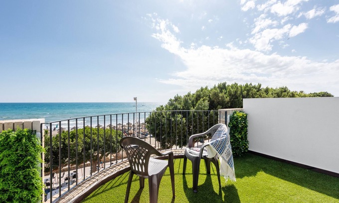 Playas del Palo Maison | Maison de vacances "Casa Mar de Frente" avec vue sur la mer, terrasse privée et Wi-Fi
