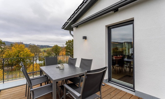 Heringhausen Maison | Maison de vacances 'Catharina' avec vue sur le lac, terrasse privée et Wi-Fi