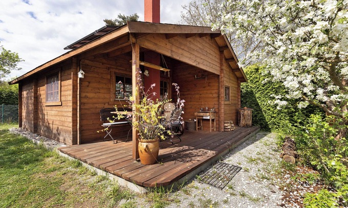 Furstenwalde/Spree Maison | Maison de vacances 'Blockhütte' avec terrasse et jardin privés