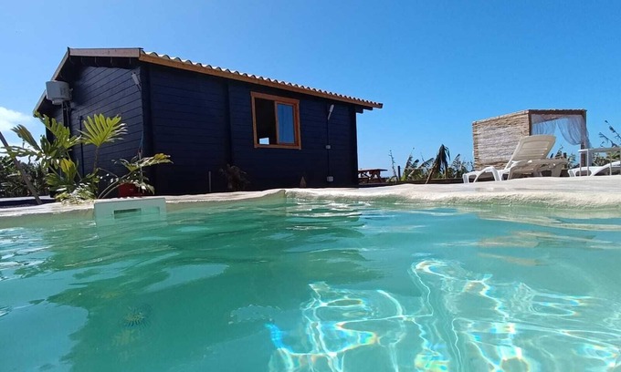 Tazacorte Maison | Maison de vacances 'Dely' avec vue sur la mer, piscine privée et terrasse privée