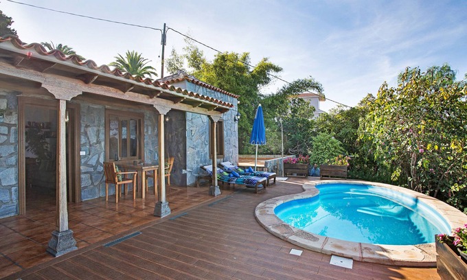 Tijarafe Villa | Maison de vacances 'El Manso' avec vue sur la mer, Wi-Fi et climatisation