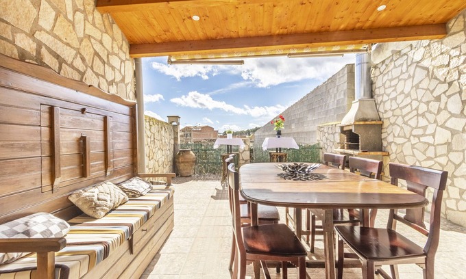 Maials Maison | Maison de vacances 'El Petit Maialenc' avec vue sur montagne et climatisation