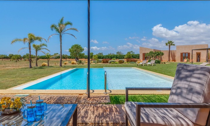 Campos Maison | Maison de vacances 'Finca Thalassa' avec vue sur les montagnes, Wi-Fi et climatisation