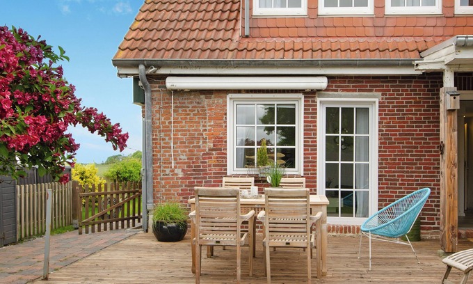 Ostermarsch Maison | Maison de vacances "Huus ant Diek" avec terrasse privée et Wi-Fi