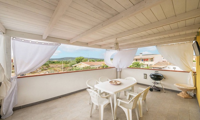 Sant'Anna Arresi Maison | Maison de vacances 'Il Tramonto' avec terrasse et Wi-Fi