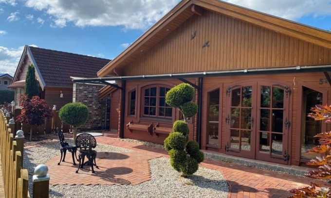 Steinbild Maison | Maison de vacances 'Idylle Ferienhaus Ems' avec vue sur lac, Wi-Fi et climatisation