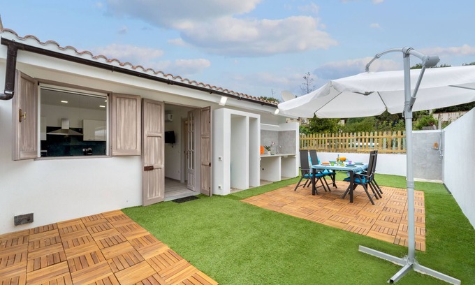 Buggerru Maison | Maison de vacances 'Ikigai' avec vue sur les montagnes, jardin et Wi-Fi