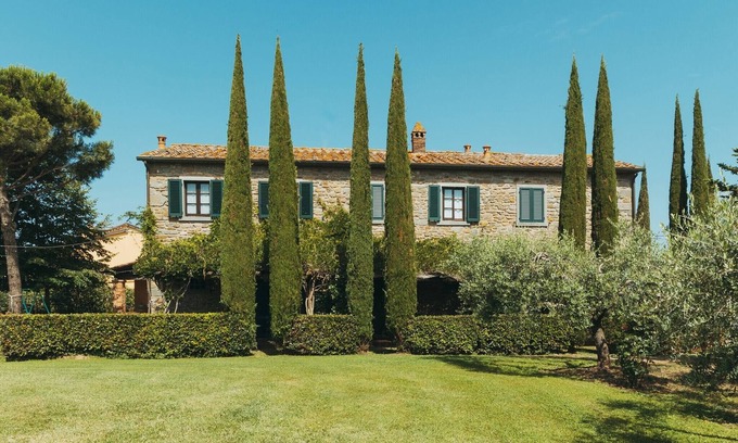 Camucia Maison | Maison de vacances vintage avec piscine à Cortona
