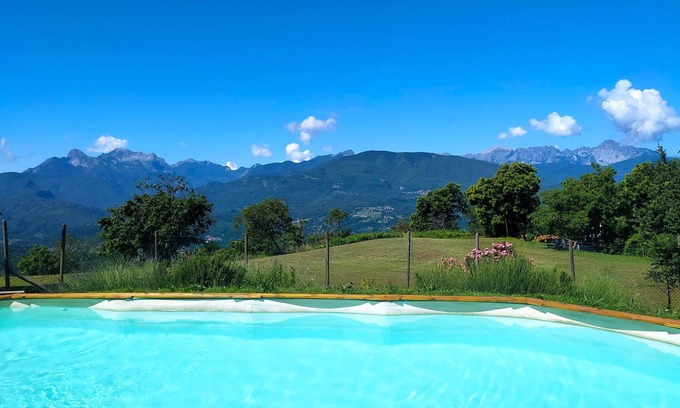 Pieve Fosciana Villa | Maison de vacances à Garfagnana piscine privée fermée, WIFI