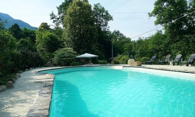 Rancio Valcuvia Appartement | Maisons dans un ancien moulin du 18ème siècle. Siècle. Avec 10 000 m² de terrain et piscine